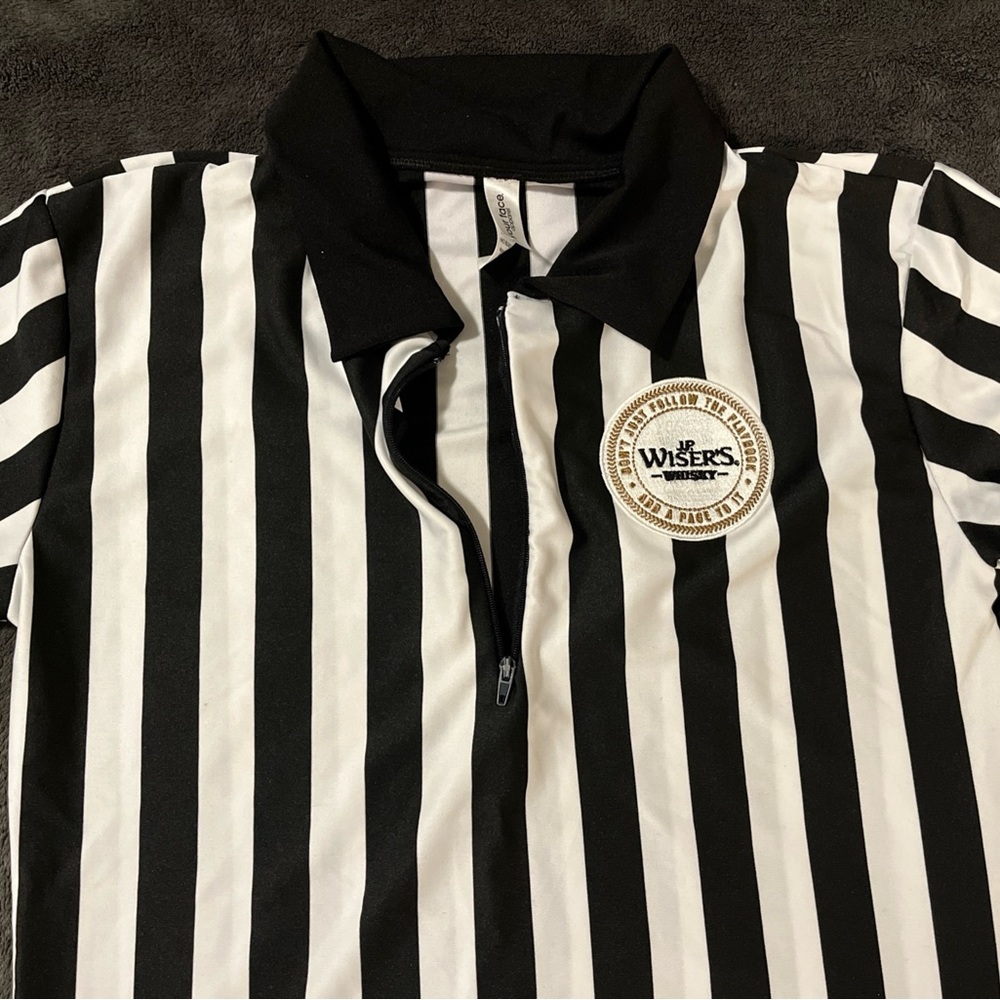JP Wisher’s whiskey referee ¼ zip collared Shirt